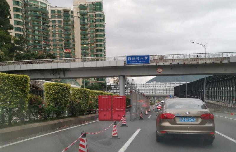 羅沙路一車道封閉不動工？回應(yīng)：因氣候停工